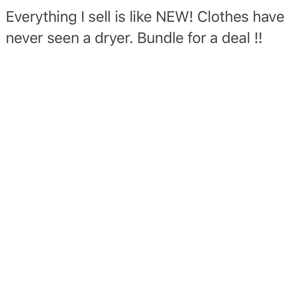 Bundle for deal !! Mint condition clothes
